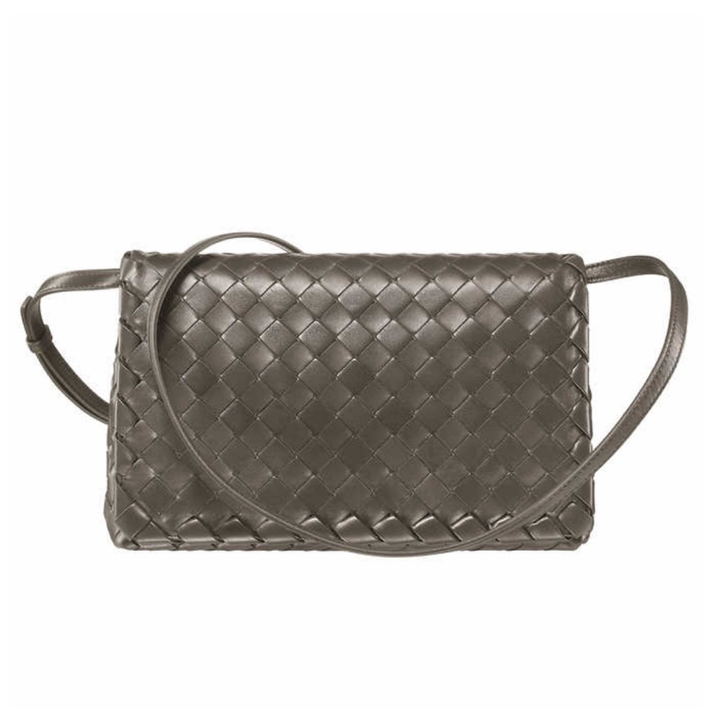Bottega Veneta Messenger Bag, Graphite